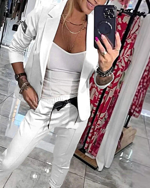 Sophie™ | ensemble blazer et pantalon décontracté pour femme