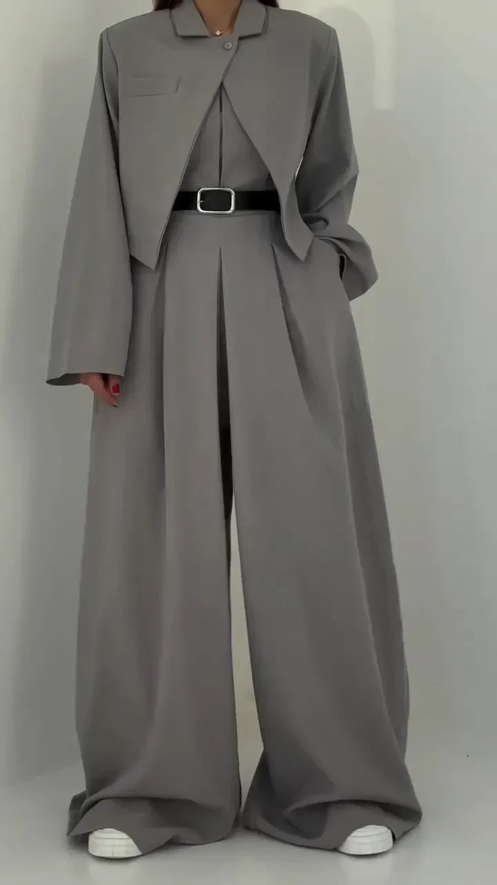 Éclat™ – Ensemble Élégant Femme avec Bustier et Veste