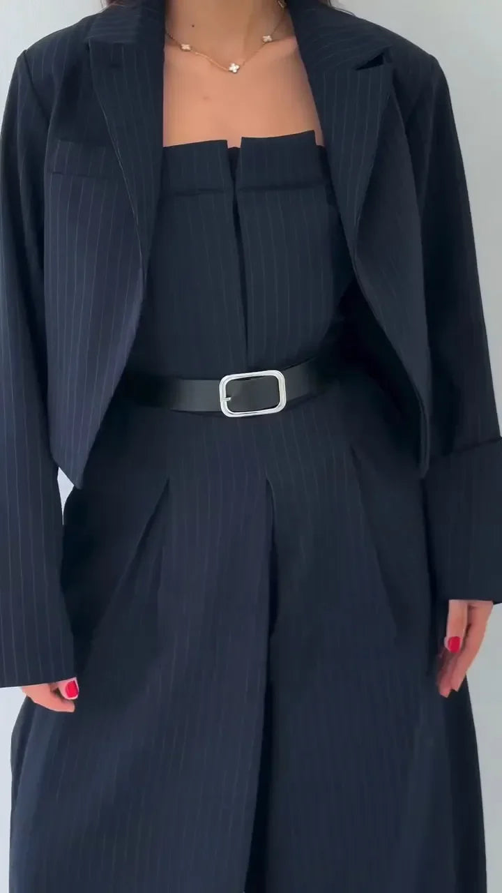Éclat™ – Ensemble Élégant Femme avec Bustier et Veste