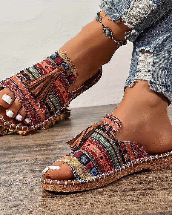 Maelis | Sandales plates et confortables avec soutien