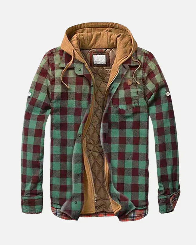 Alain | Gilet patchwork à motif à carreaux