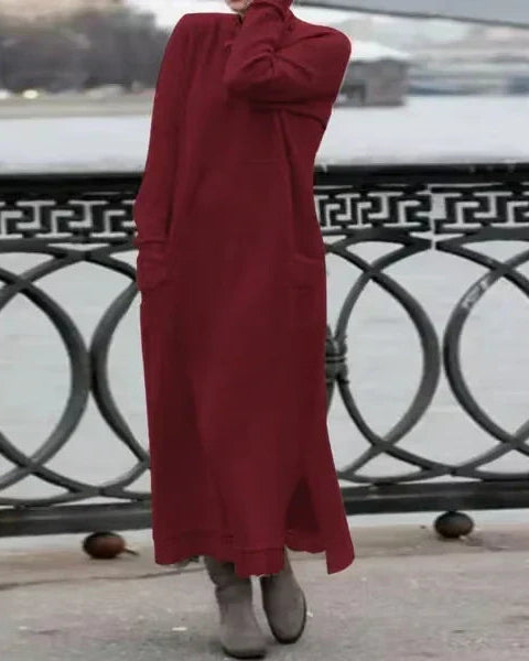 Doris™ | Robe Maxi en laine et coton