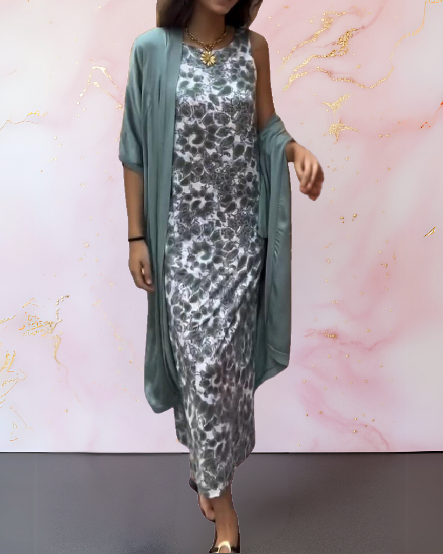 Julora™ | Robe élégante avec gilet