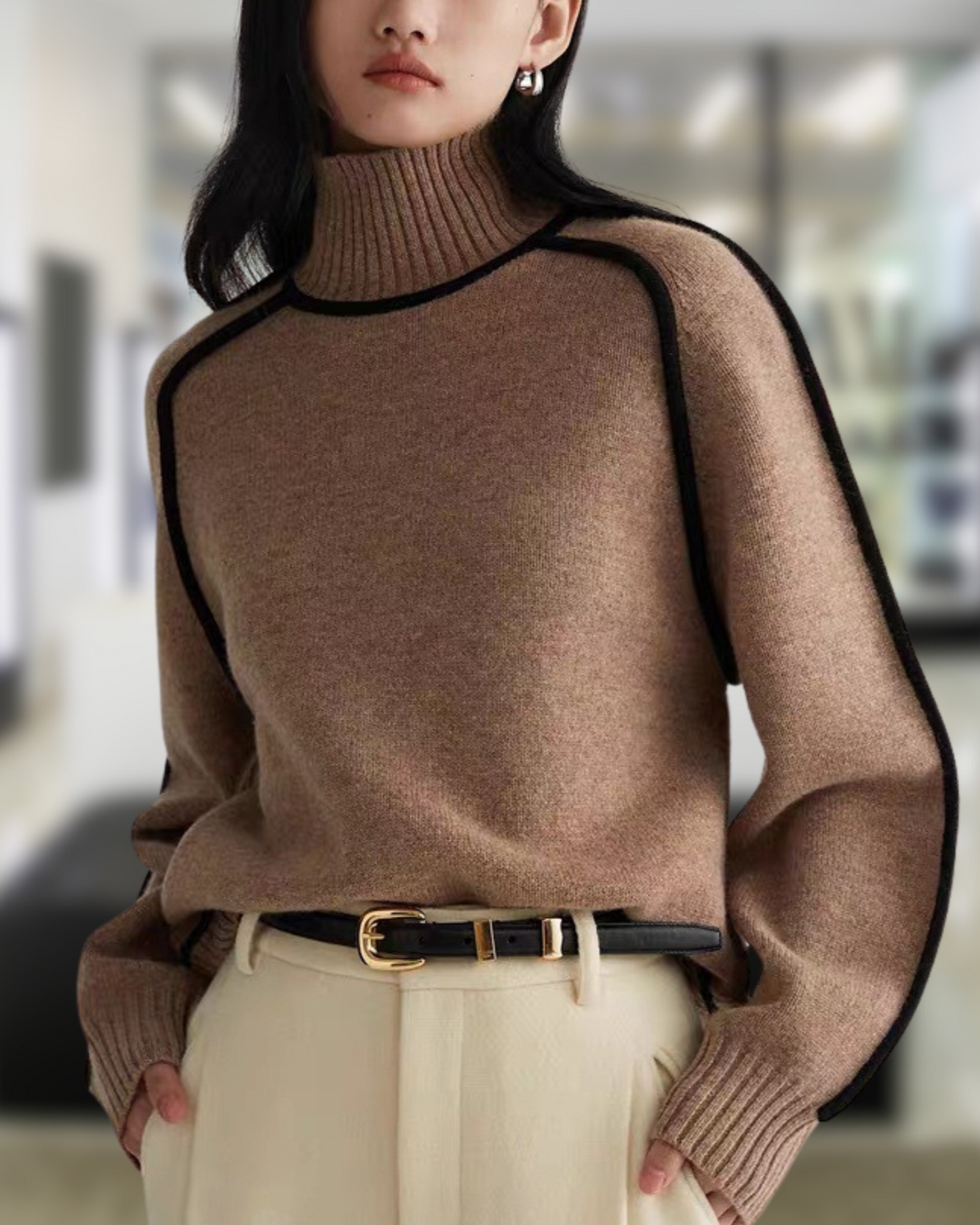 Lenoires™ | Pull à col roulé élégant pour un confort ultime