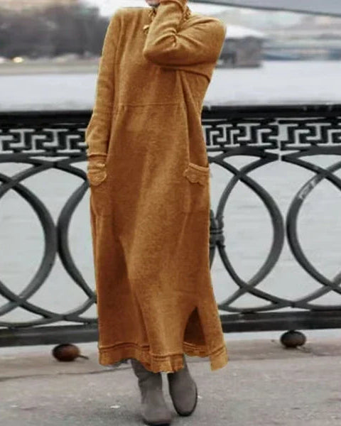 Doris™ | Robe Maxi en laine et coton