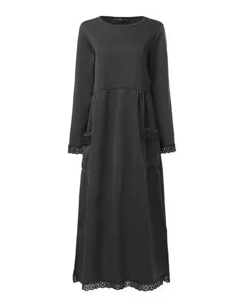 Doris™ | Robe Maxi en laine et coton
