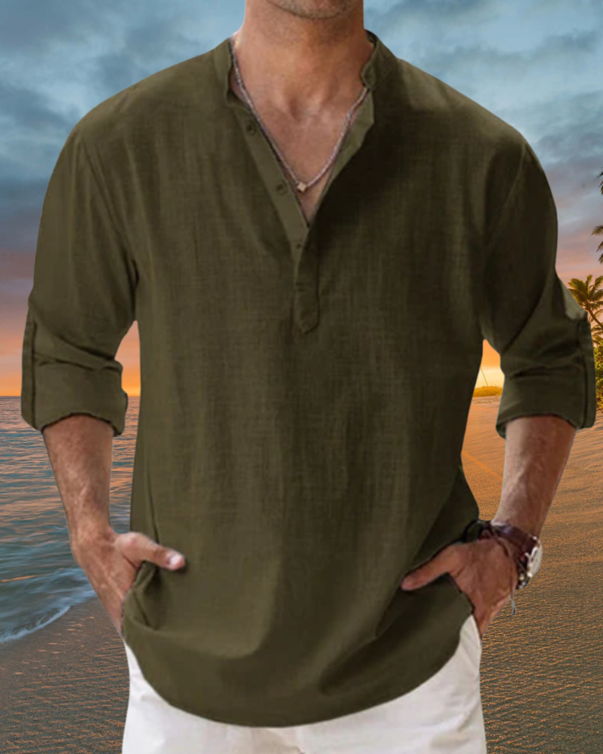 L’Adrien | Chemise en lin respirante