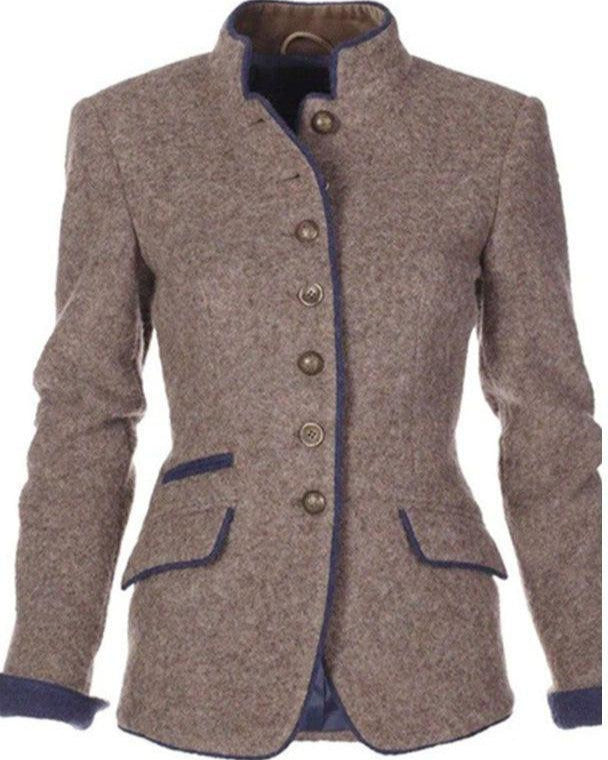 NoirBelle™ | Gilet élégant à col montant