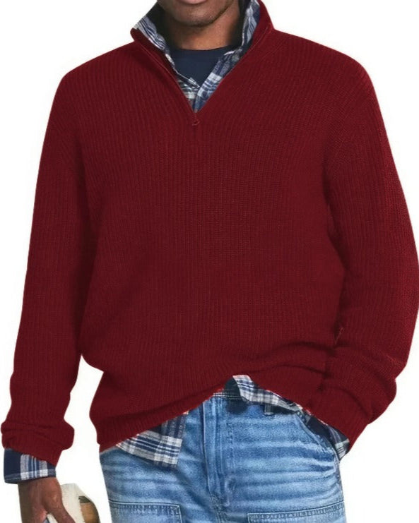 Finn™ | Pull Zippé Tricoté pour Hommes