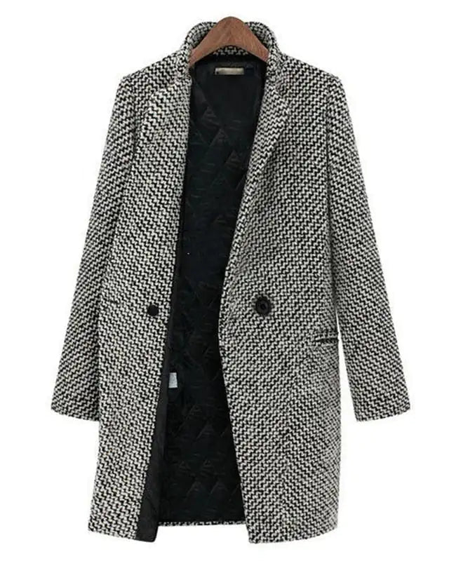 Mira™ | Manteau Long en Laine
