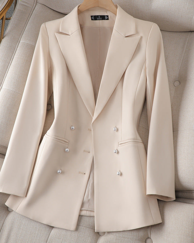 Ghita™ | Blazer Élégant avec Détails Subtils en Perles