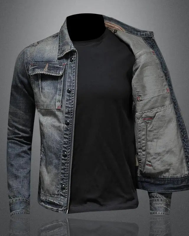 Carlo™ | Veste en jean rétro et élégante