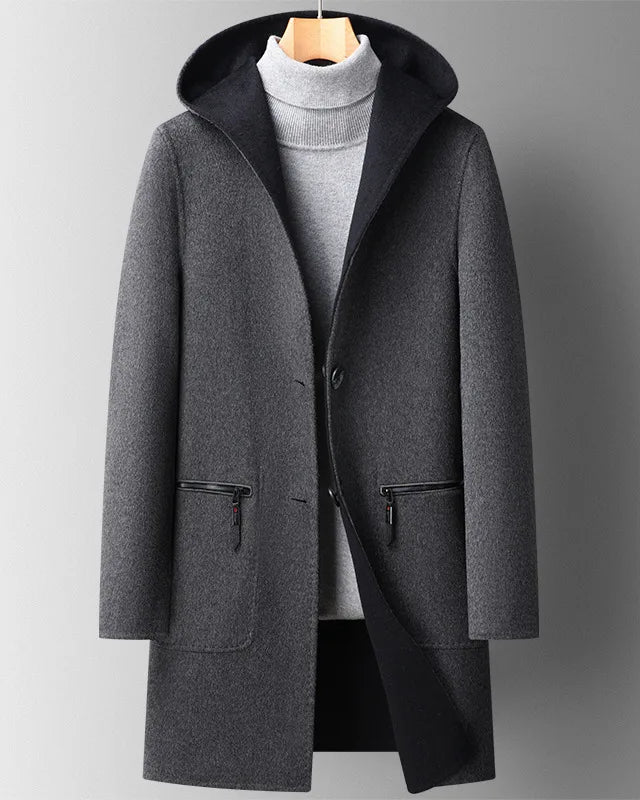Margaux™ | Manteau en Laine à Capuche