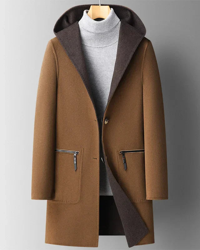Margaux™ | Manteau en Laine à Capuche