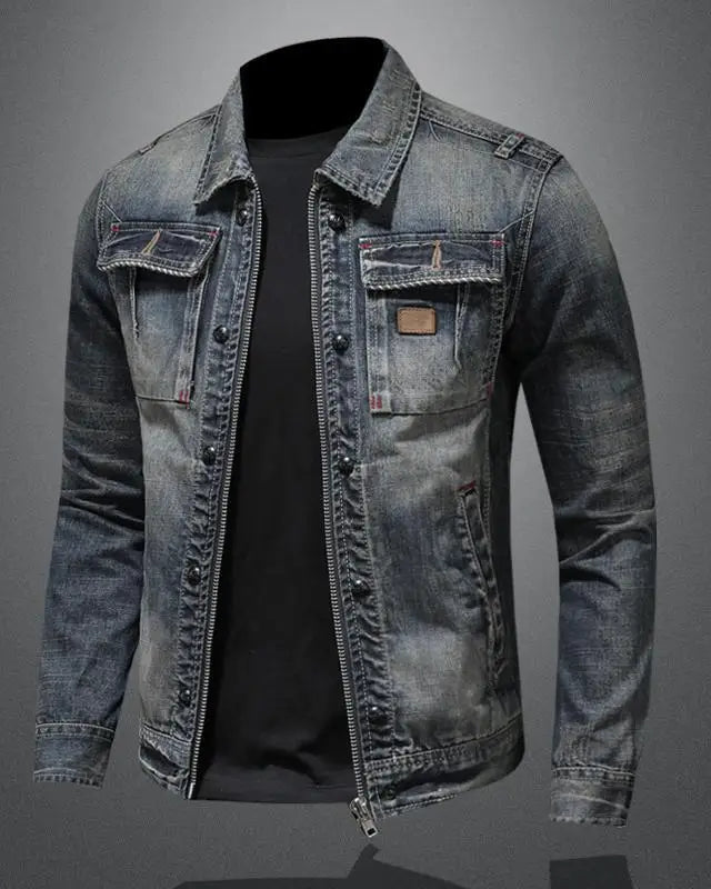 Carlo™ | Veste en jean rétro et élégante
