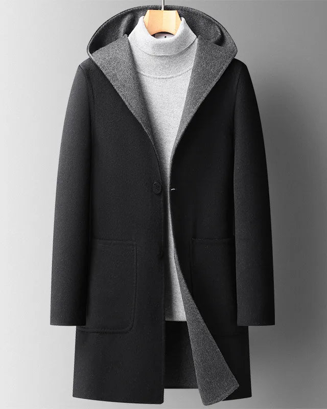 Margaux™ | Manteau en Laine à Capuche