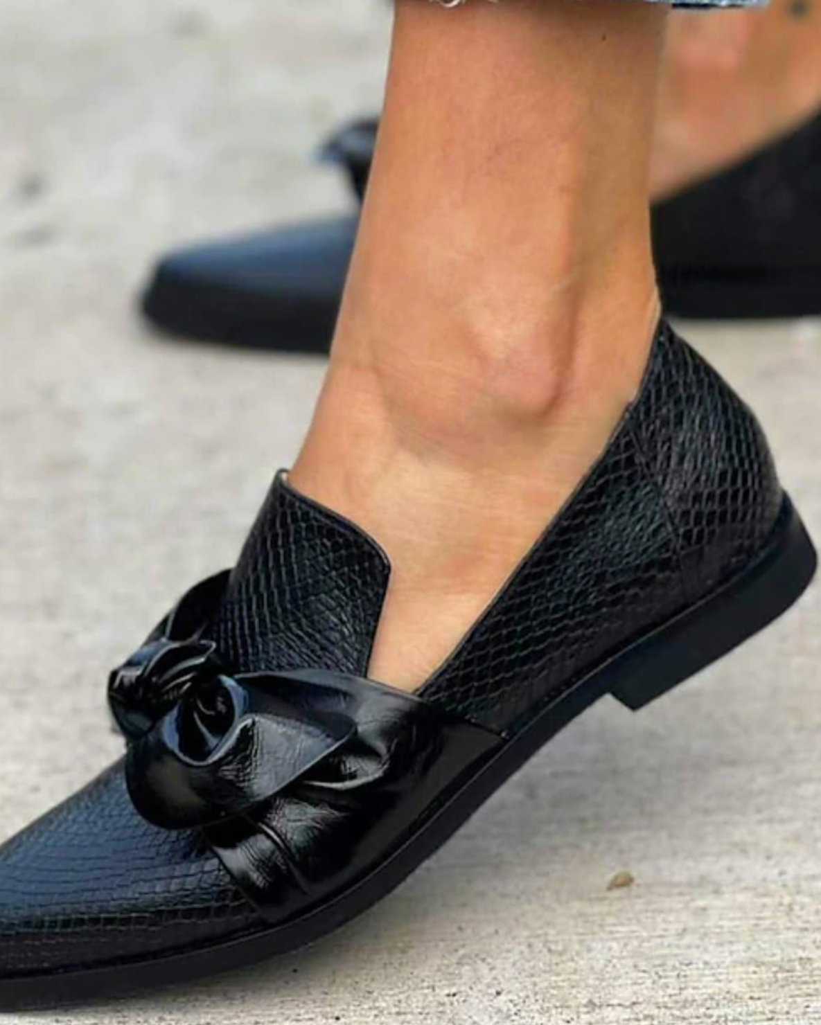 Claudia – Mocassin avec Détail Nœud