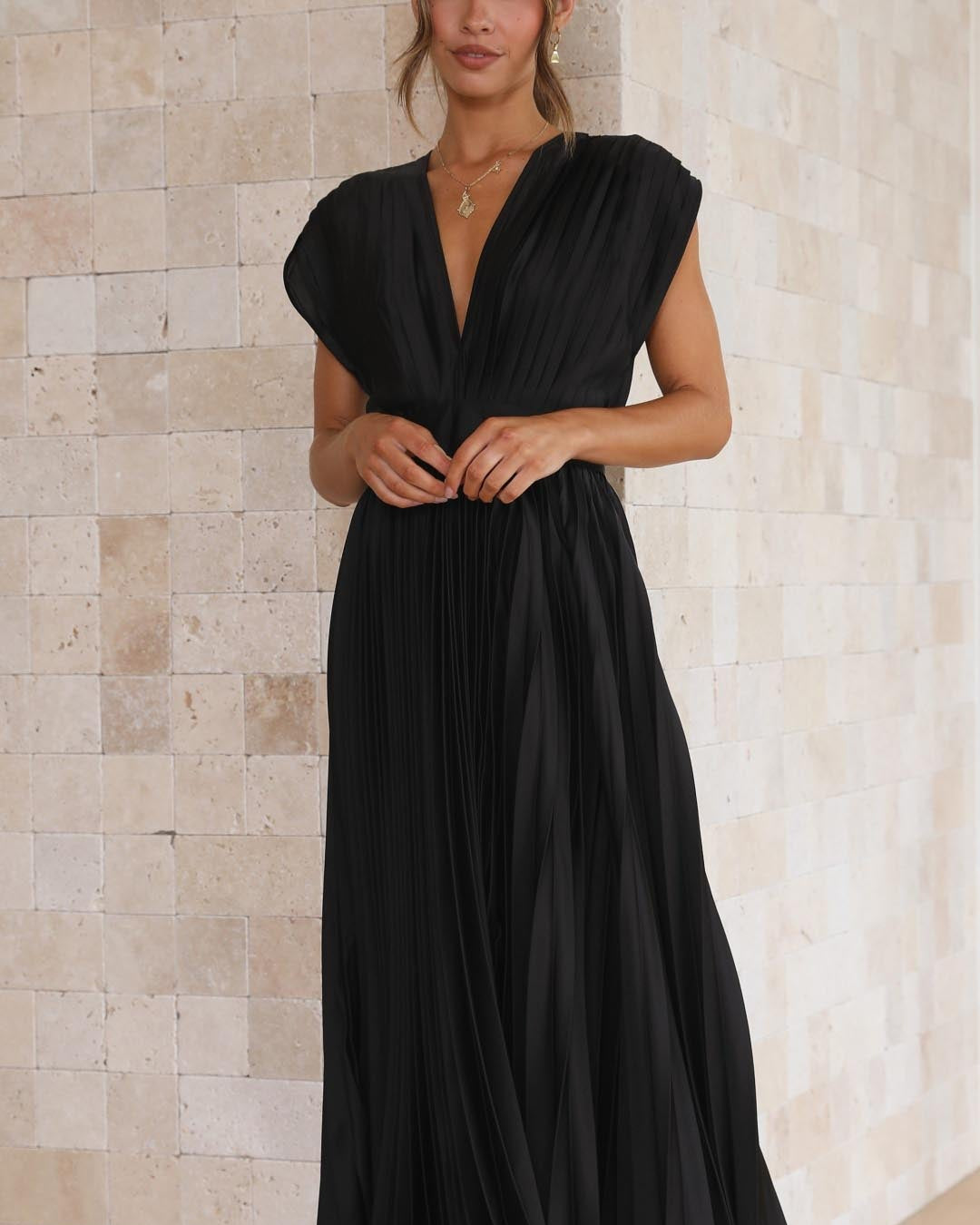 Éternelle™ | Robe Élégante Plissée