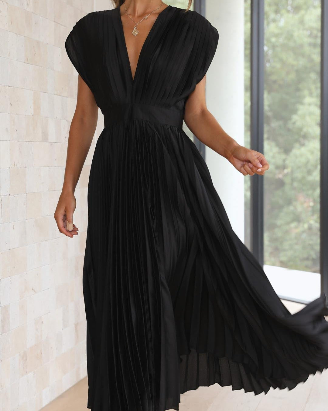 Éternelle™ | Robe Élégante Plissée