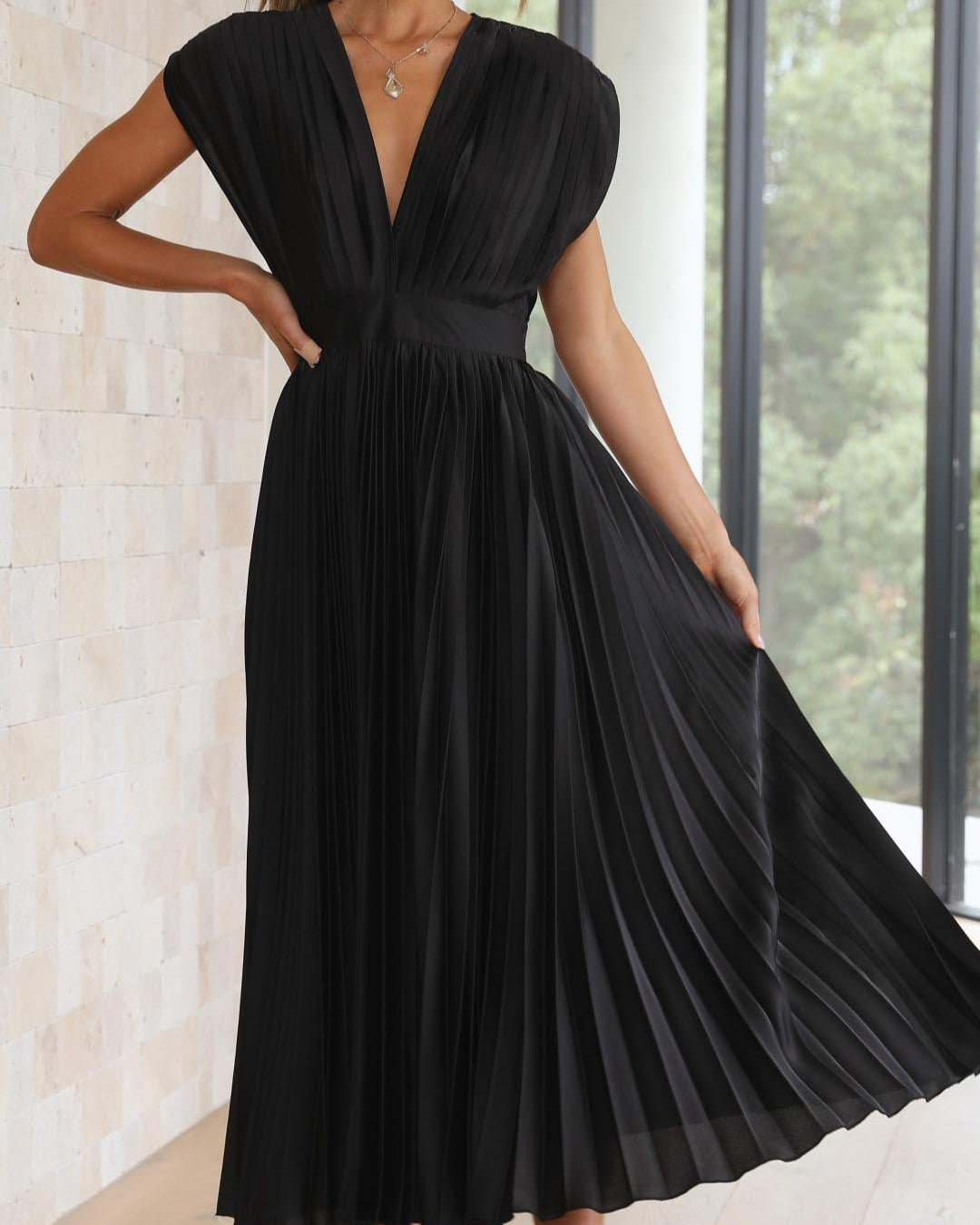 Éternelle™ | Robe Élégante Plissée