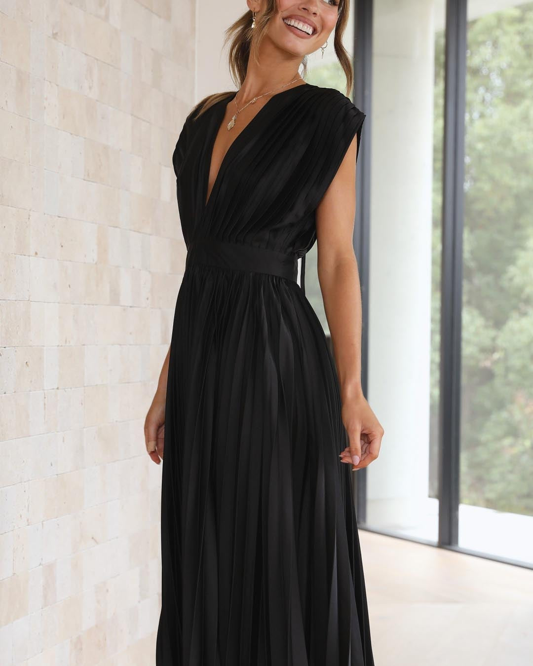 Éternelle™ | Robe Élégante Plissée