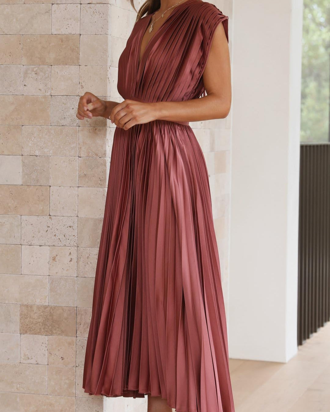 Éternelle™ | Robe Élégante Plissée