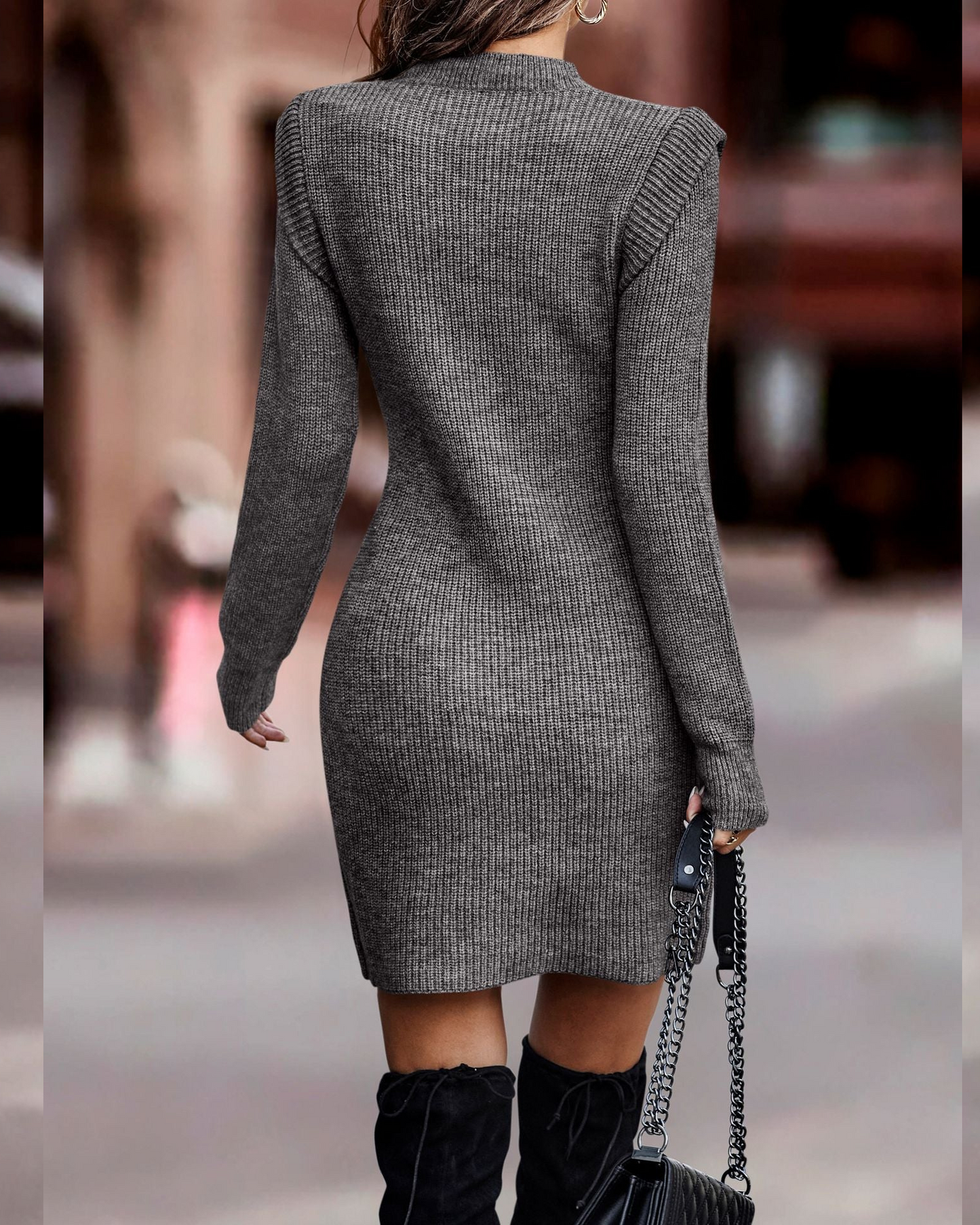 Madisyn – Robe en maille élégante