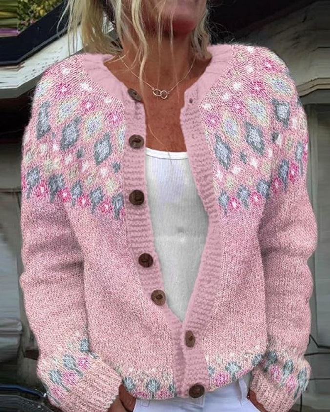 Mina™ | Gilet Fleuri Intemporel