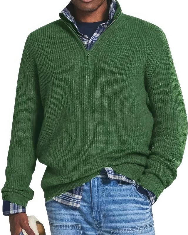 Finn™ | Pull Zippé Tricoté pour Hommes