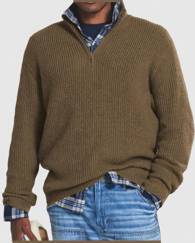 Finn™ | Pull Zippé Tricoté pour Hommes