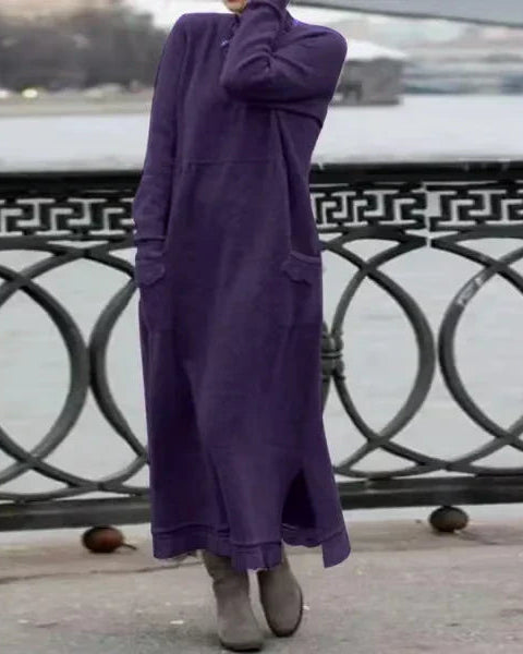 Doris™ | Robe Maxi en laine et coton