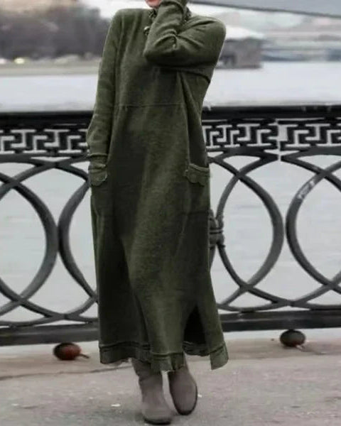 Doris™ | Robe Maxi en laine et coton