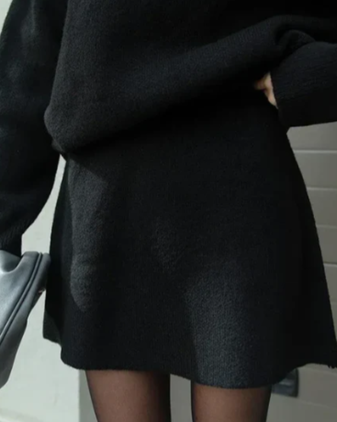 Heidi | Ensemble 2 pièces élégant – pull & jupe