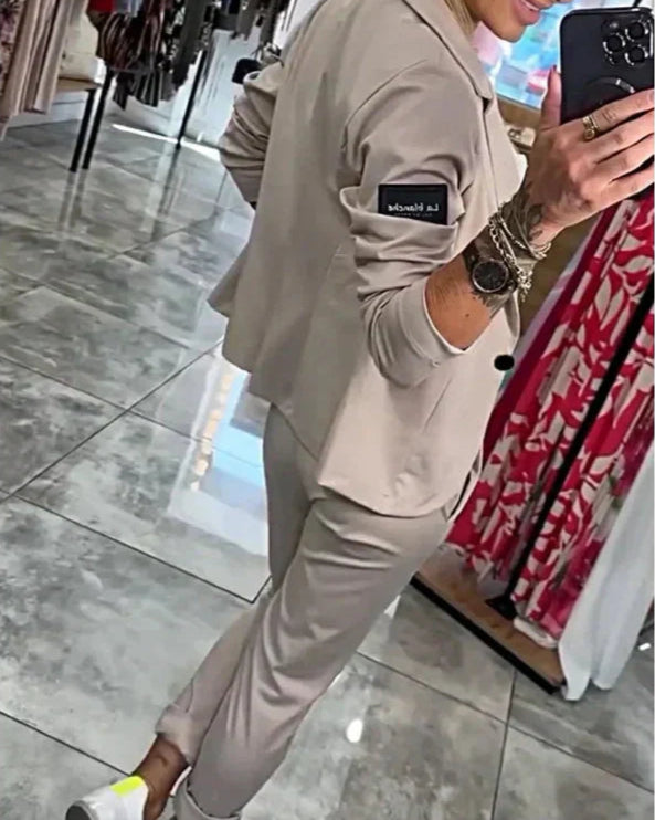 Sophie™ | ensemble blazer et pantalon décontracté pour femme