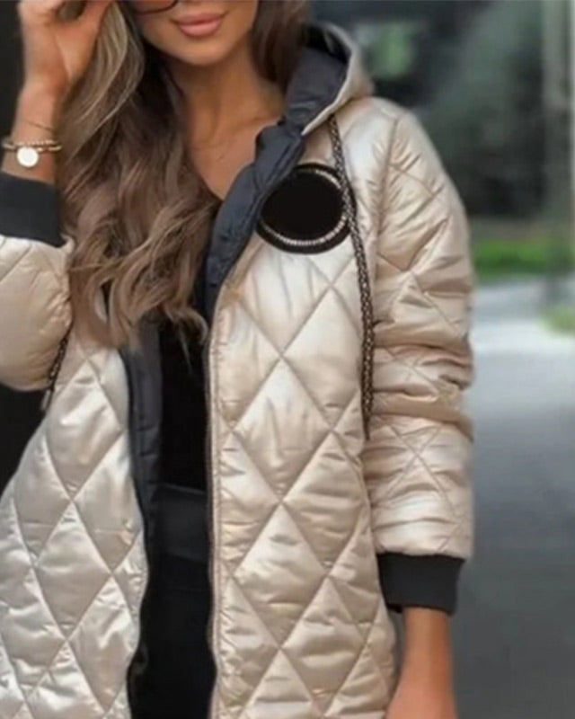 Elena™ | Manteau matelassé intemporel aux détails modernes