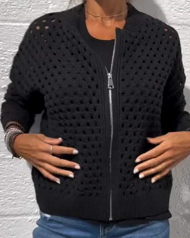 Liora™ | Gilet Élégant en Tricot pour Femmes