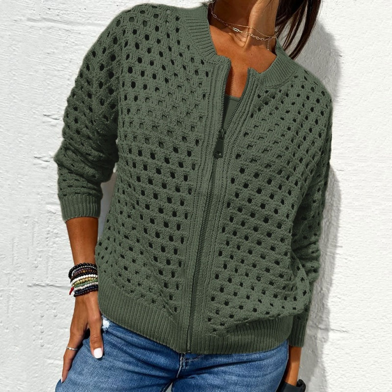 Liora™ | Gilet Élégant en Tricot pour Femmes