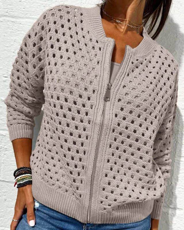 Liora™ | Gilet Élégant en Tricot pour Femmes