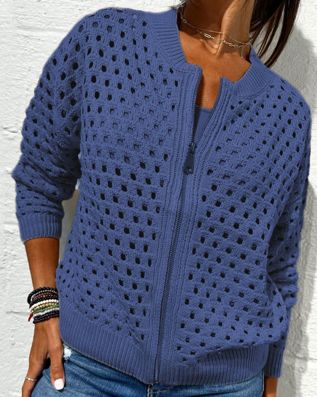Liora™ | Gilet Élégant en Tricot pour Femmes