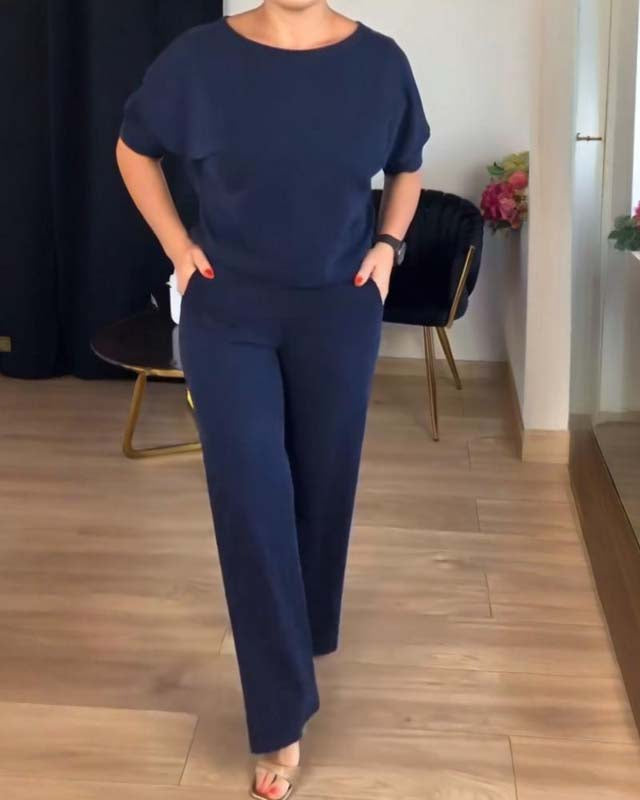 Élégance Trois | Ensemble 3 pièces élégant – cardigan, haut et pantalon