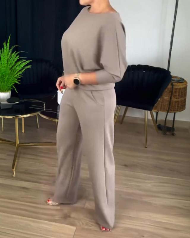 Élégance Trois | Ensemble 3 pièces élégant – cardigan, haut et pantalon