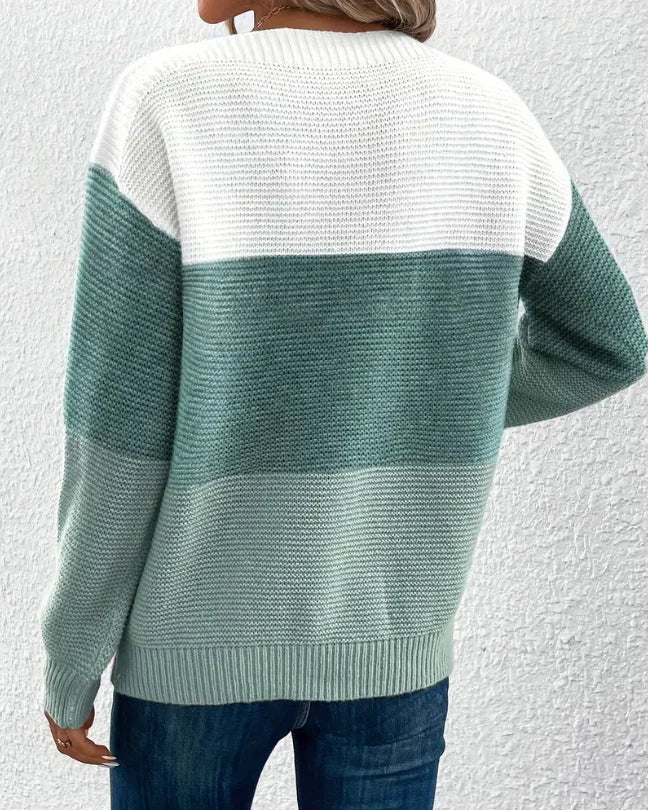 Pull femme en maille tendance – élégant et confortable pour les journées froides