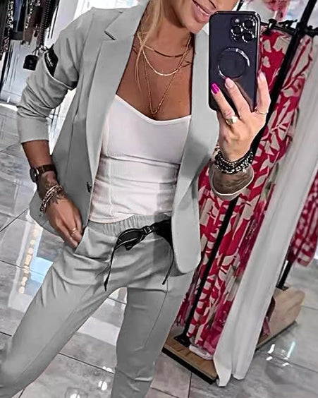 Sophie™ | ensemble blazer et pantalon décontracté pour femme