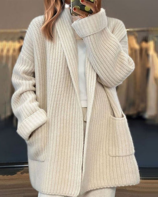 Irene – Gilet tricoté en mélange de laine