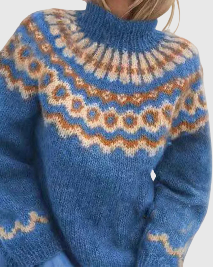 Aldira | Pull à Col Roulé en Maille Douce