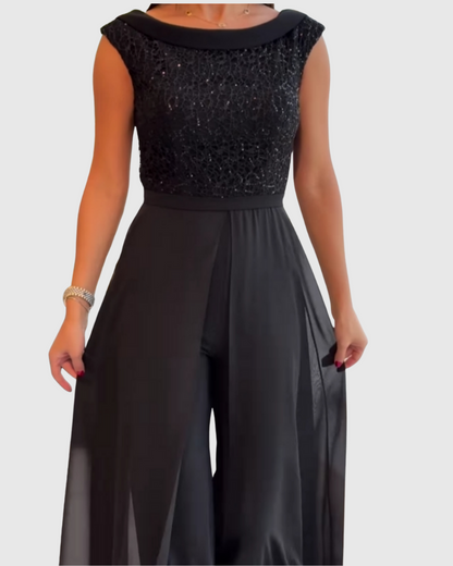Liliane | Combinaison de Soirée Sans Manches
