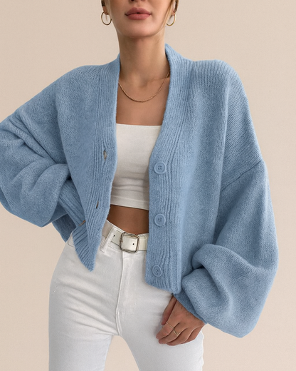 Maya – Gilet court en maille