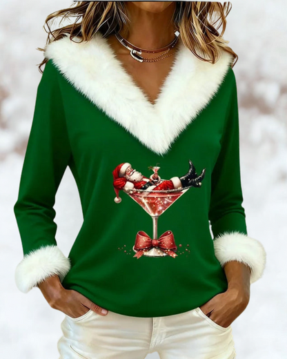 Fiorenza | Haut de Noël en Velours