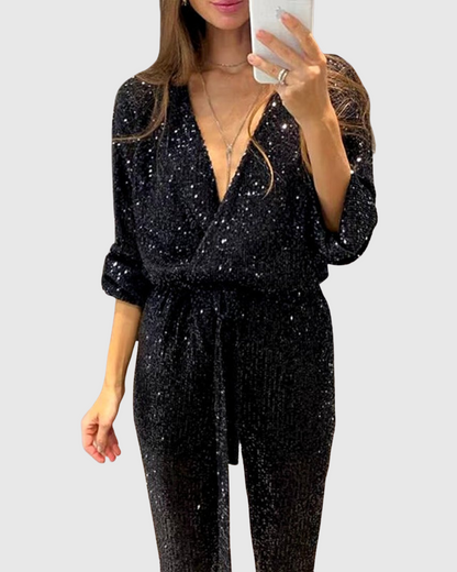 Aralyn | Combinaison de Soirée Scintillante