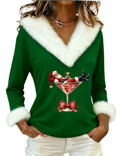 Fiorenza | Haut de Noël en Velours